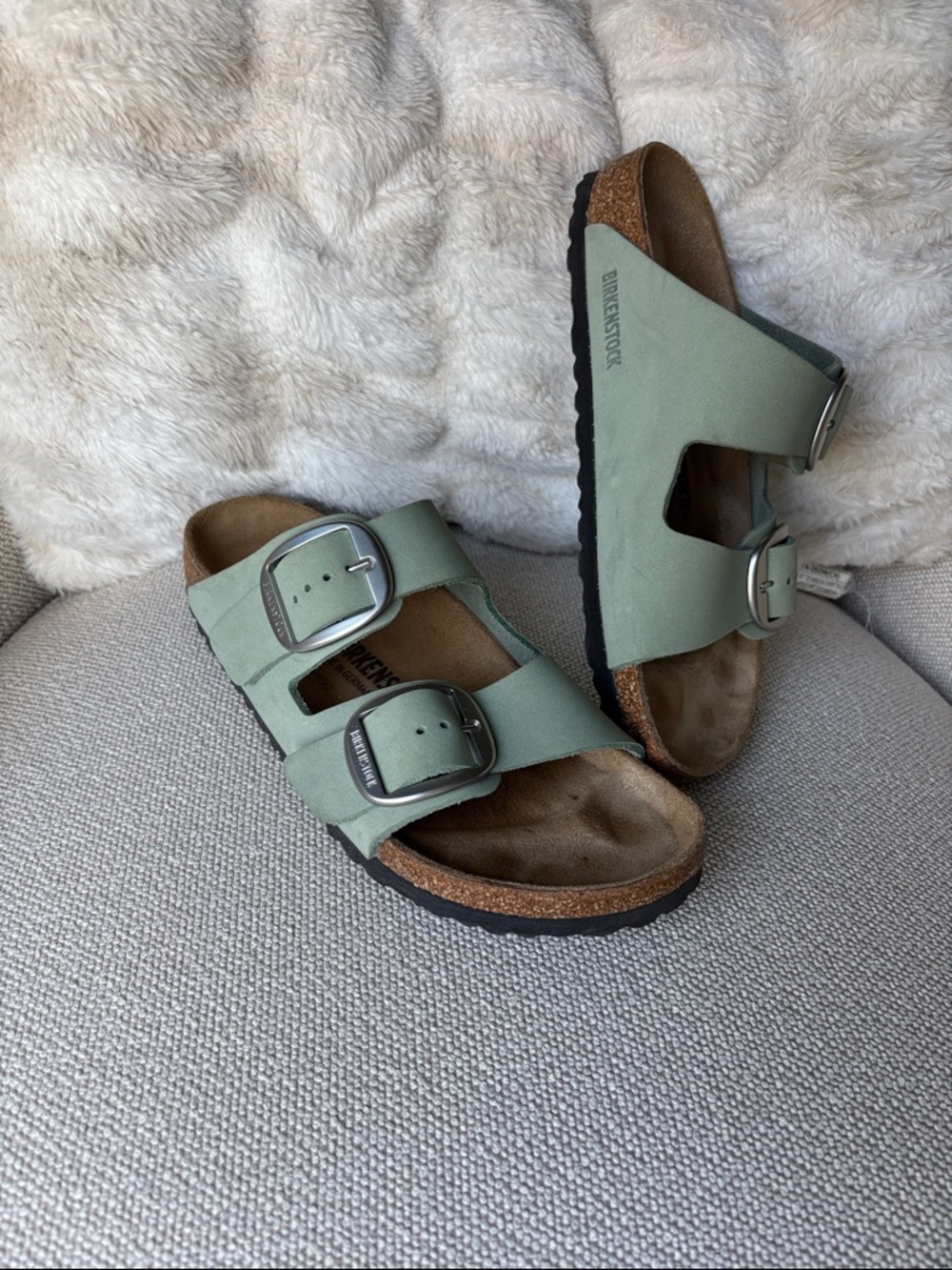 Birkenstock Two-Strap Sandal in Sage